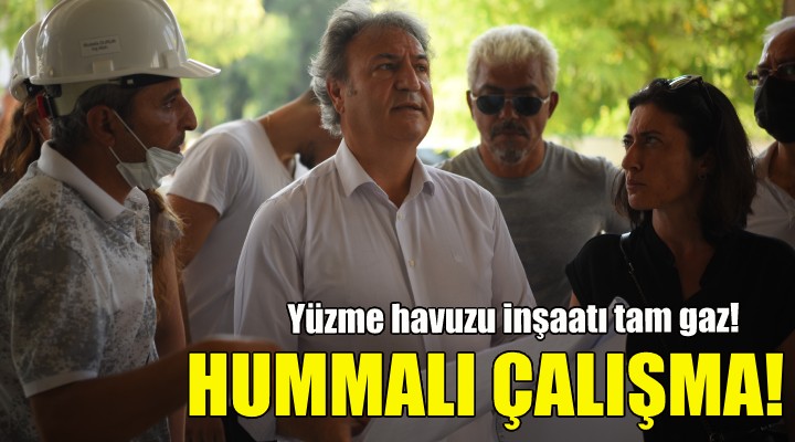 Çamdibi nde hummalı çalışma!