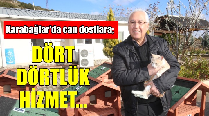 Karabağlar da can dostlara dört dörtlük hizmet...