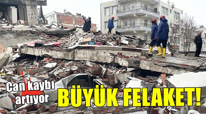 Depremde can kaybı 6 bin 234 e yükseldi!