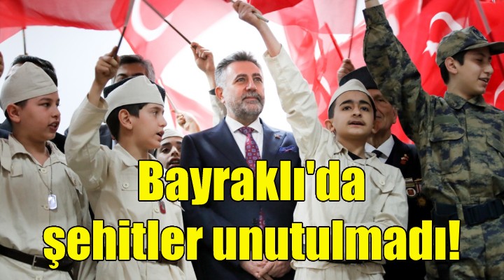 Çanakkale Şehitleri Bayraklı’da da unutulmadı!