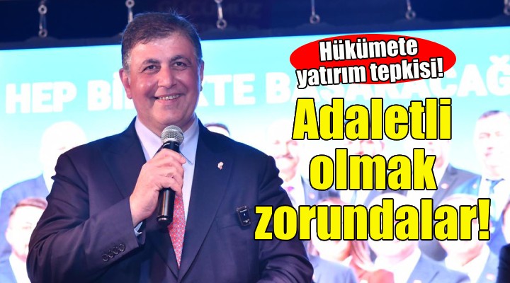 Cemil Tugay: Adaletli olmak zorundalar!