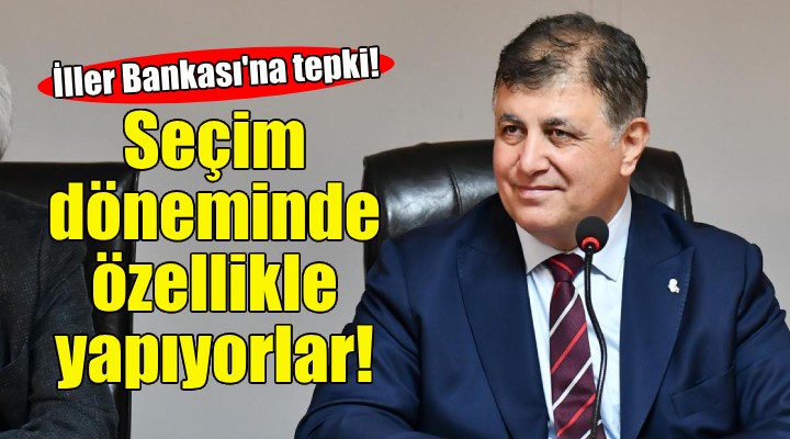 Cemil Tugay dan İller Bankası na tepki!