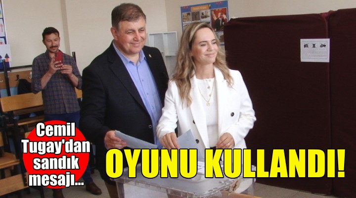 Cemil Tugay oyunu kullandı!