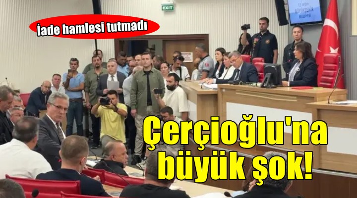 Çerçioğlu'na büyük şok... İade hamlesi tutmadı!