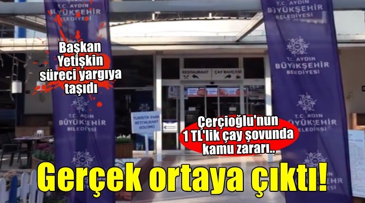 Çerçioğlu'nun 1 TL'lik şovunda gerçek ortaya çıktı!