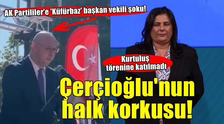 Çerçioğlu nun halk korkusu... Kurtuluş günü törenine katılmadı!