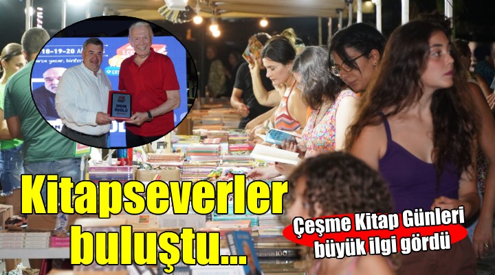 Çeşme Kitap Günleri kitapseverleri buluşturdu