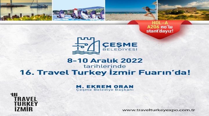 Çeşme Travel Turkey Fuarı’nda!