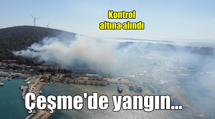 Çeşme de Karadağ yine yandı!