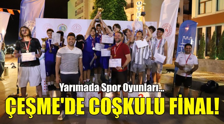 Çeşme de coşkulu final!