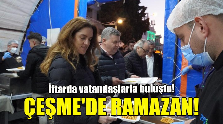 Çeşme de ramazan ruhu!