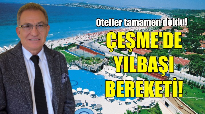 Çeşme de yılbaşı bereketi!