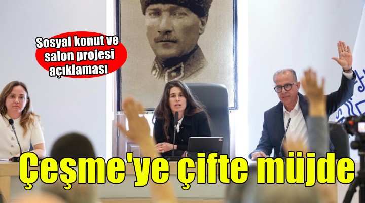 Çeşme'ye çifte müjde... Reisdere'ye 300 kişilik salon geliyor!