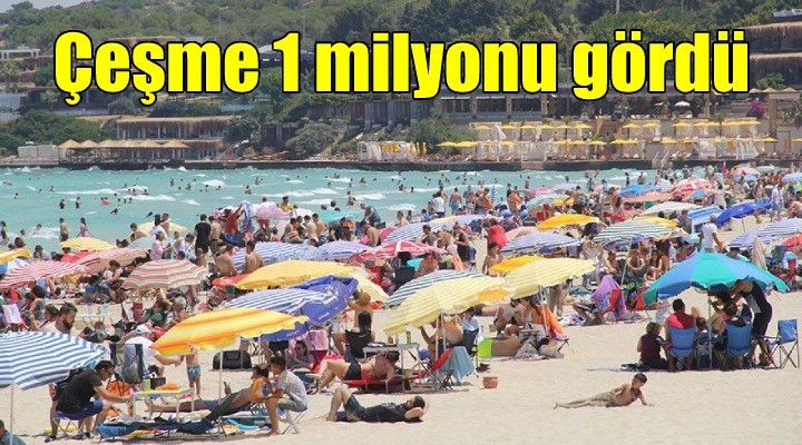 Çeşme’de nüfus 1 milyona dayandı! Plajlar doldu taştı