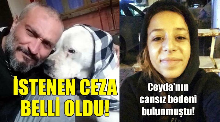 Ceyda nın ölümü... İstenen ceza belli oldu!