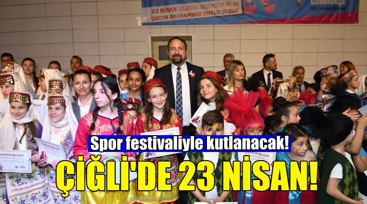 Çiğli, 23 Nisan Çocuk Spor Festivali ne hazır!
