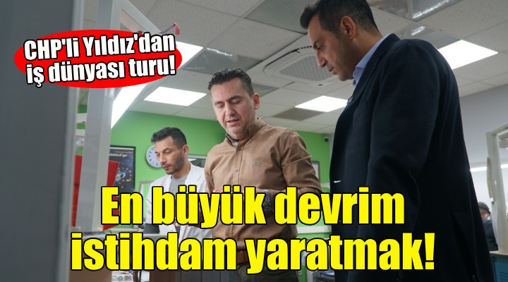 Çiğli Adayı Yıldız: En büyük devrim istihdam yaratmak!