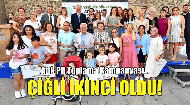 Çiğli, Atık Pil Toplama Kampanyası nda ikinci oldu!
