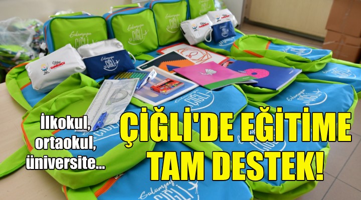 Çiğli Belediyesi nden eğitime tam destek!