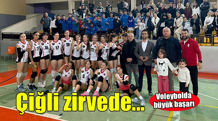 Çiğli Belediyesi voleybolda zirvede