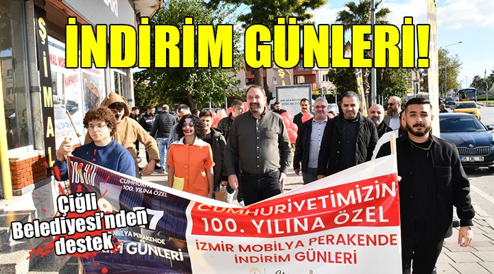 Çiğli Belediyesi’nden Mobilya Perakende İndirim Günlerine Destek