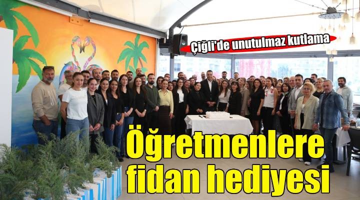Çiğli Belediyesi’nden Öğretmenler Günü’nde Anlamlı Kutlama