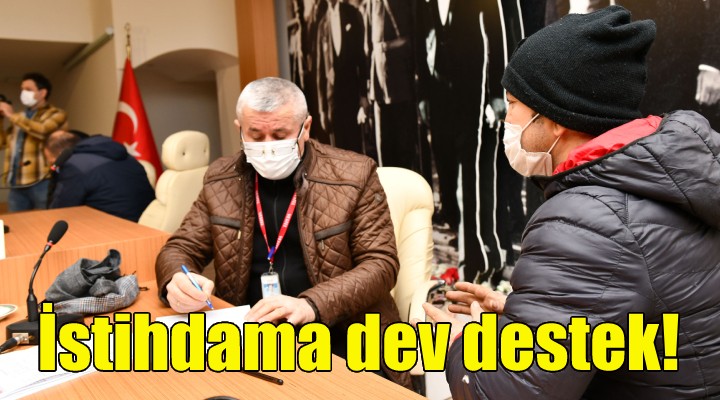 Çiğli Belediyesi’nden istihdama dev destek!