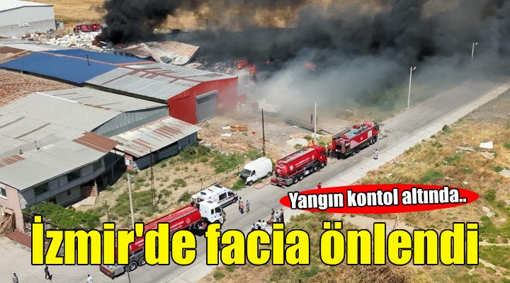 Çiğli Kaklıç'taki yangın büyümeden kontrol altına alındı