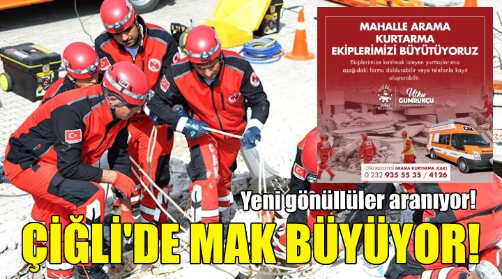 Çiğli de MAK ekibi büyüyor!