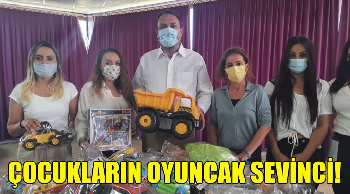 Çiğli de çocukların oyuncak sevinci!