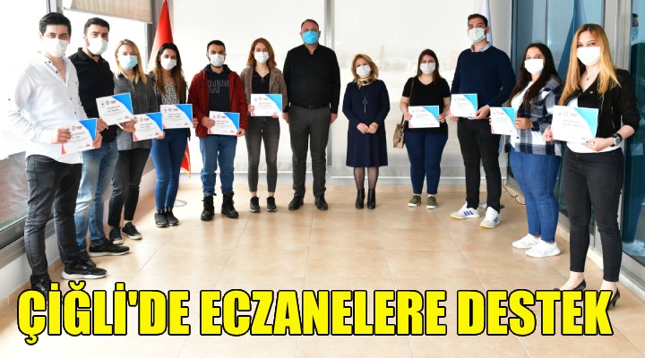 Çiğli de eczanelere destek!