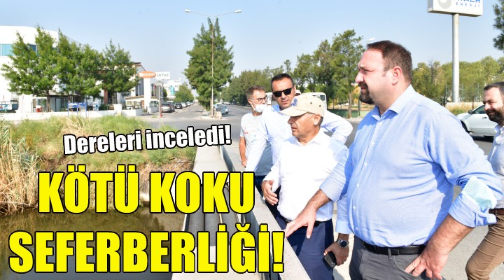 Çiğli de kötü koku seferberliği!