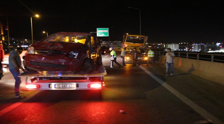 Çiğli de zincirleme kaza: 1 yaralı