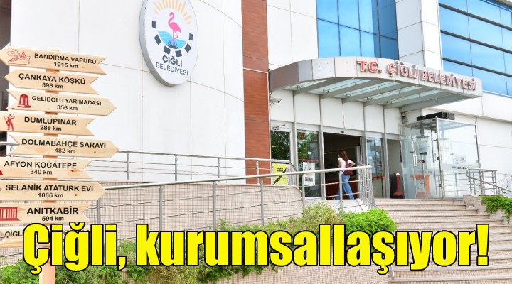 Çiğli, kurumsallaşıyor!