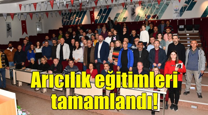 Çiğli’de arıcılık eğitimleri tamamlandı!