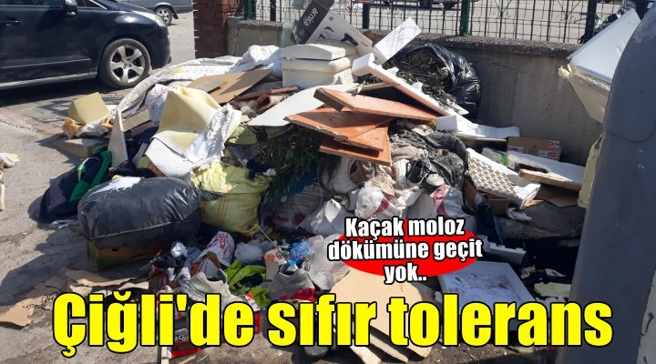 Çiğli’de kaçak moloz dökümüne geçit yok