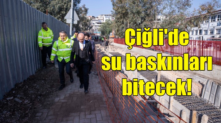 Çiğli’de su baskınlarını bitirecek proje!