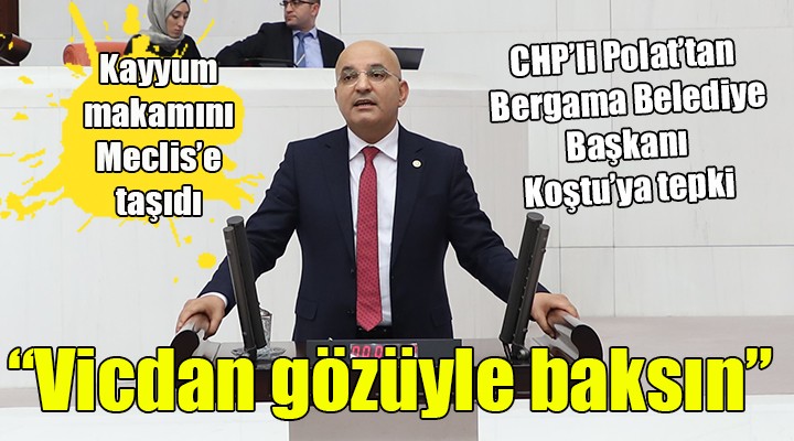 Çıplak gözle değil, vicdan gözüyle baksın 