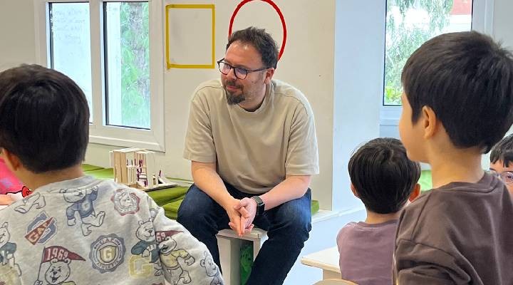 Çocuklar mimarlığın izini sürdü