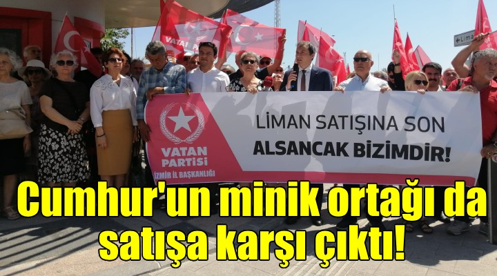 Cumhur İttifakı nın minik ortağından Alsancak Limanı’nın satışına tepki