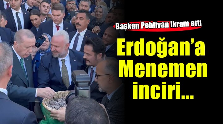Cumhurbaşkanı Erdoğan'a Menemen inciri...