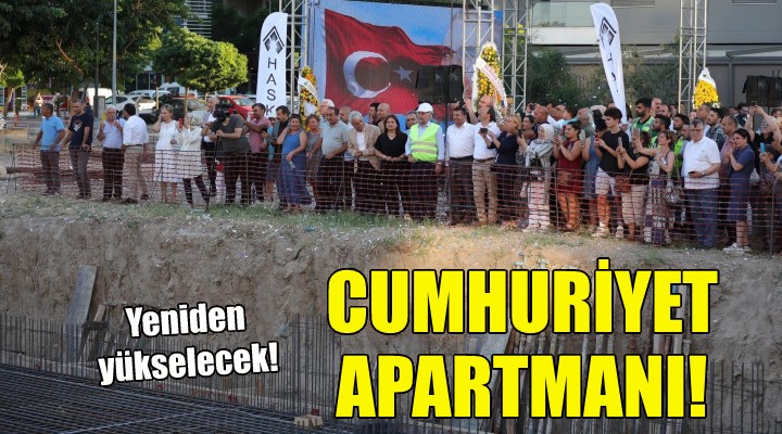 Cumhuriyet Apartmanı yeniden yükselecek!