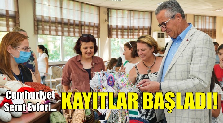 Cumhuriyet Semt Evleri kış kurslarına kayıtlar başladı!