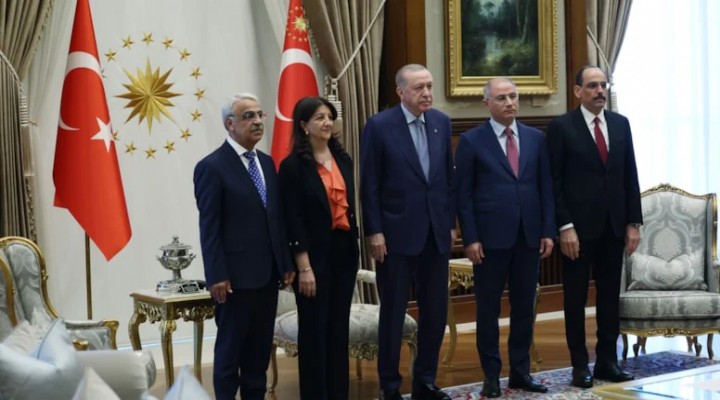DEM Parti İmralı heyeti, Erdoğan la görüştü