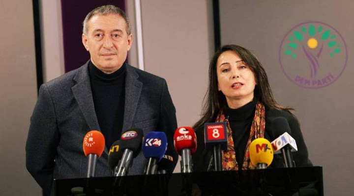 DEM den İmralı kararı için CHP ye gönderme: Bazı siyasi çevrelerin yaklaşımlarını üzüntüyle karşıladık