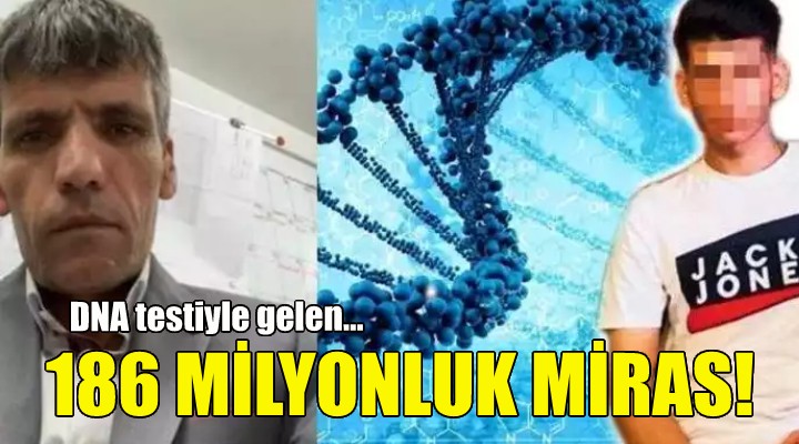 DNA testiyle gelen 186 milyonluk miras!