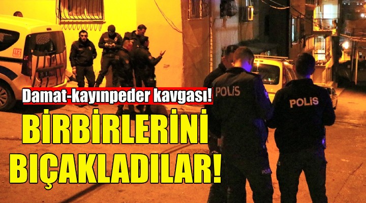 Damat-kayınpeder kavgasında kan aktı!