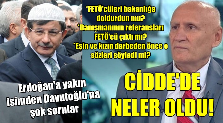 Davutoğlu na şok Cidde soruları! Eşiniz ve kızınız  kan gövdeyi götürecek  dedi mi?