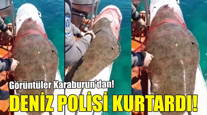 Deniz Polisi kurtardı!