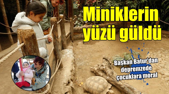 Depremzede çocukların Doğal Yaşam Parkı mutluluğu...